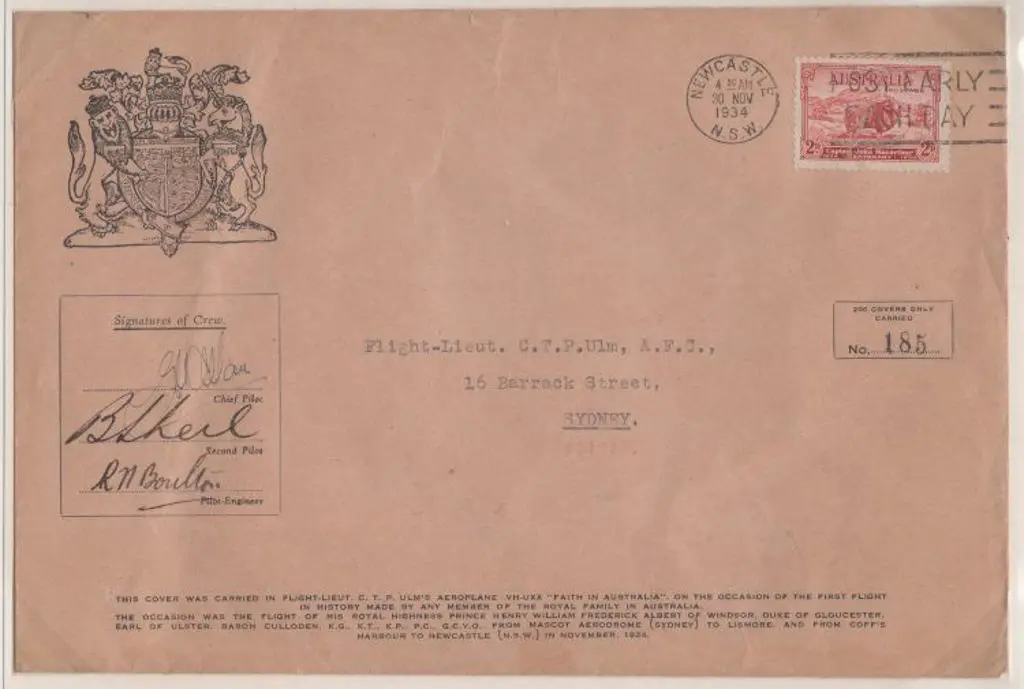 1934 (28th Nov) ditto. No. 185. VG cond. AAMC 467 ... Image 1++