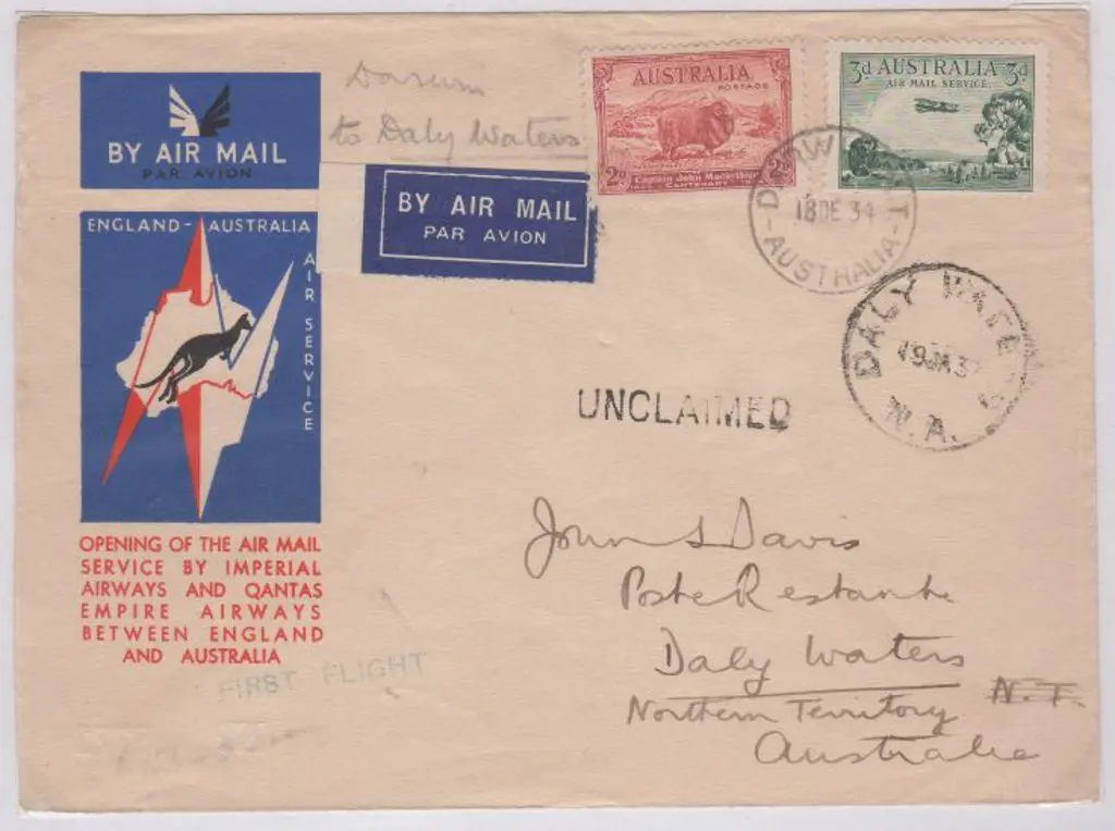 1934 (8th Dec) ditto but printed covers flown on ... Image 1++