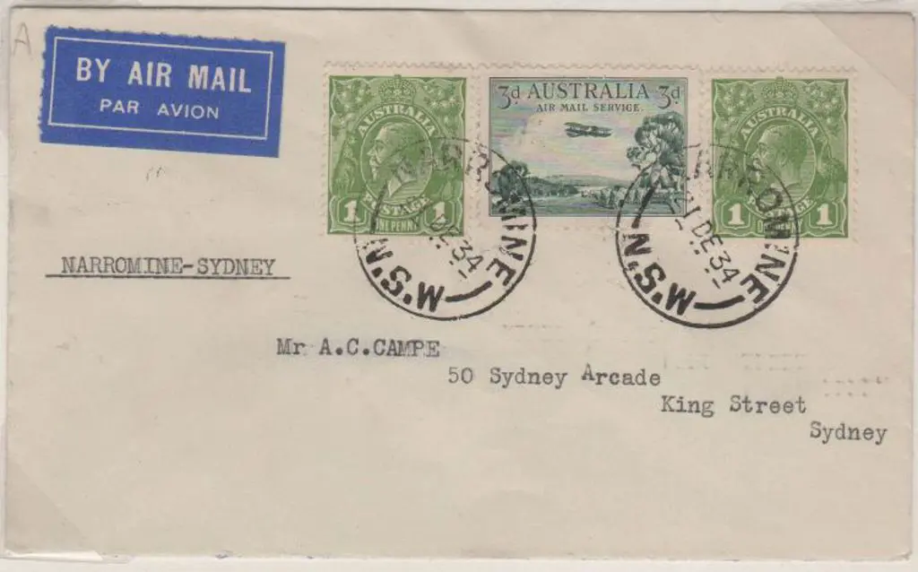 1934 (21st Dec) Narromine to Sydney by New England ... Image 1++