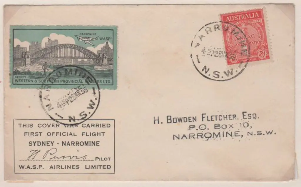 1935 (25th March) Sydney to Narromine return ... Image 1++