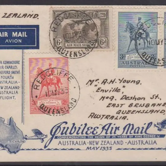 1935 (15th May) Australia to New Zealand Jubilee ...