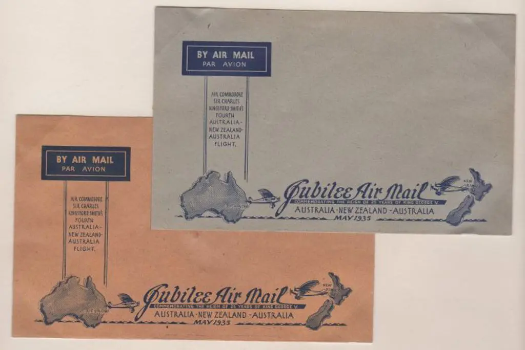 1935 (May) Australia to NZ Kingsford Smith Jubilee ... Image 1++
