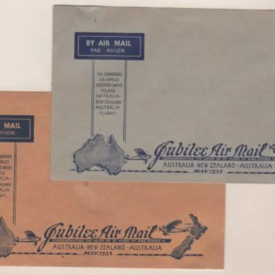 1935 (May) Australia to NZ Kingsford Smith Jubilee ...