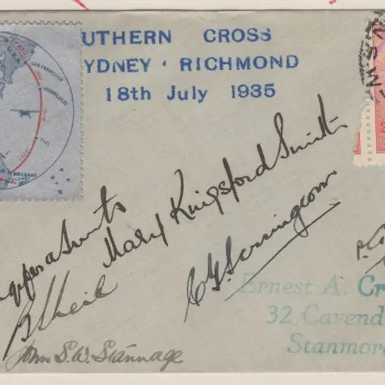 1935 (18th July) ditto but signed by all 7 on the ...