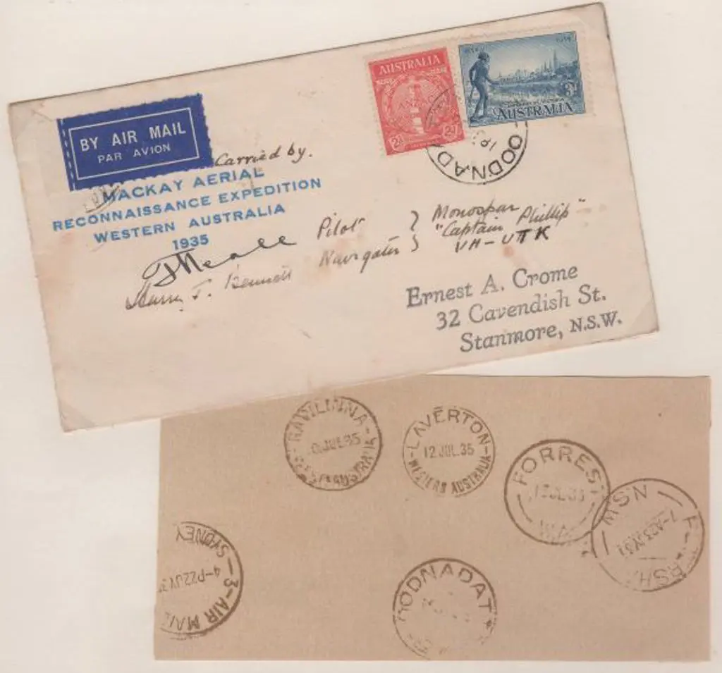 1935 (18th July) Oodnadatta to Sydney on 3rd ... Image 1++