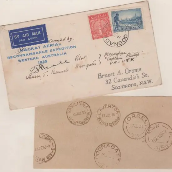 1935 (18th July) Oodnadatta to Sydney on 3rd ...