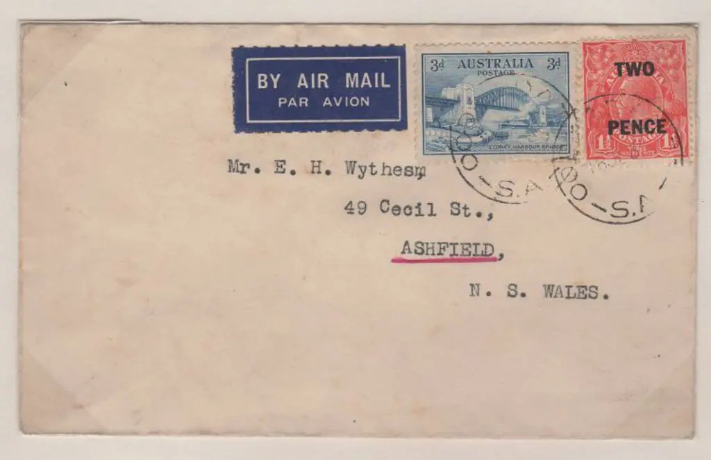 1935 (18th July) ditto but no cachet. 2d on 1½d ... Image 1++
