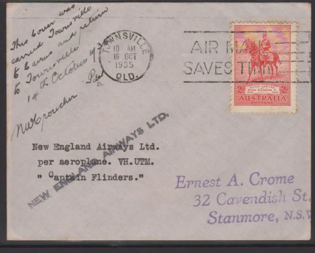 1935 (14th Oct) Townsville to Cairns & return by ... Image 1++