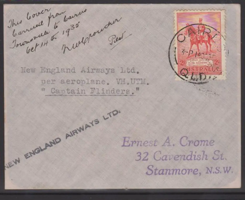 1935 (14th Oct) ditto. AAMC 541 Cat. $175 Image 1++