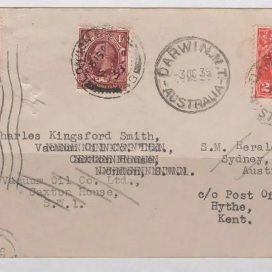 1935 (23rd Oct) England to Italy to England flown ...