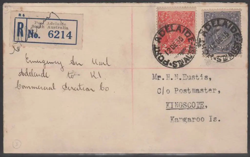 1935 (12th Dec) Adelaide to Kangaroo Island ... Image 1++