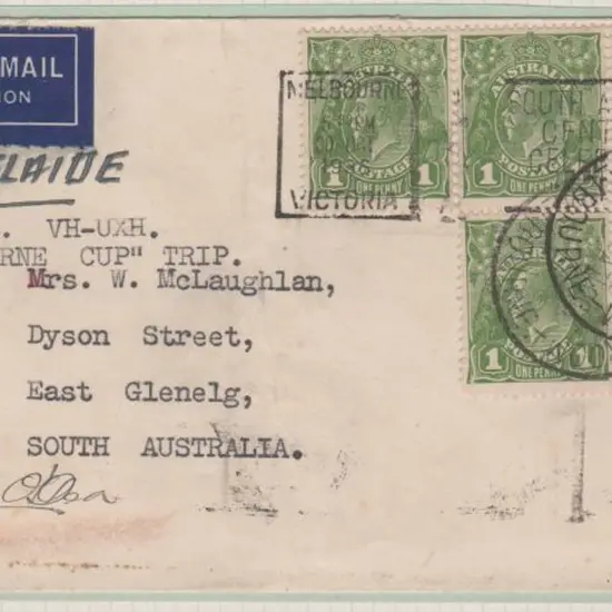 1936 (27th Oct) Port Moresby to Australia by Tommy ...