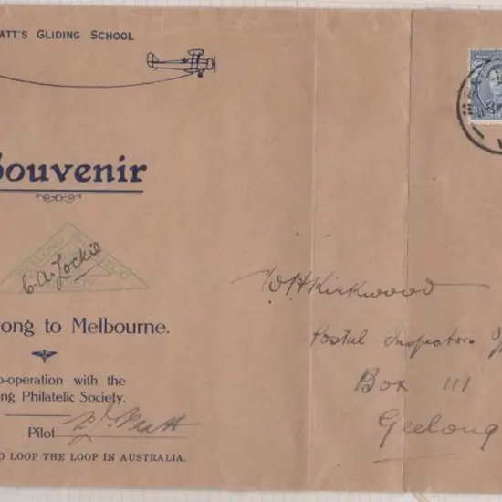 1937 (4th Aug) ditto but larger sized cover with a ...