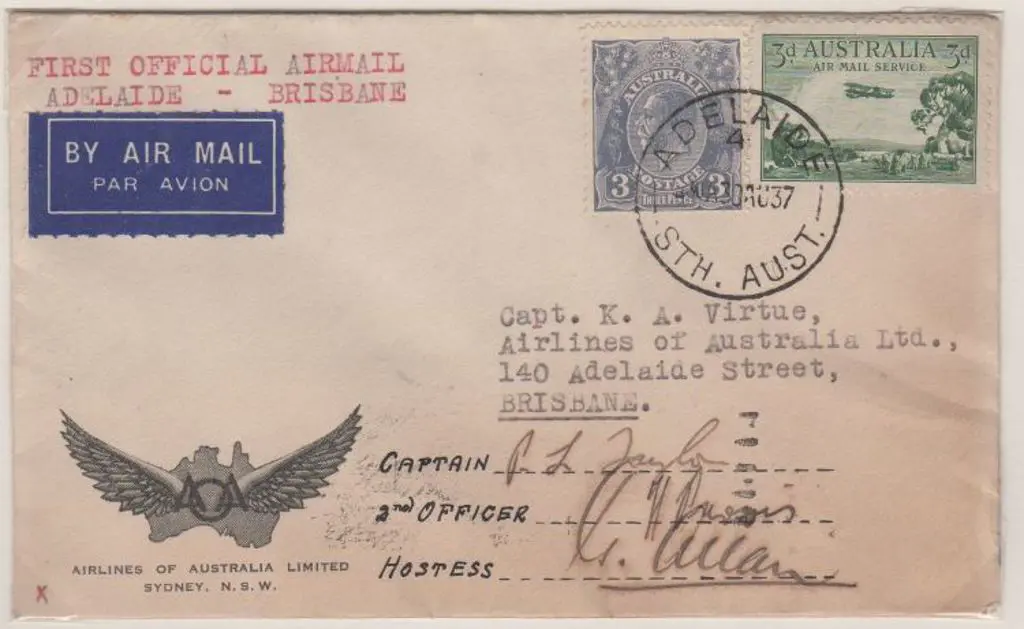 1937 (30th Aug) ditto with cover addressed to ... Image 1++