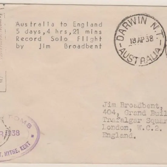 1938 (15th March) ditto return journey only, New ...