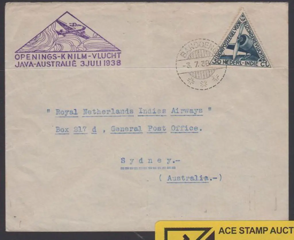 1938 (3 July) ditto but plain env also with 30c ... Image 1++