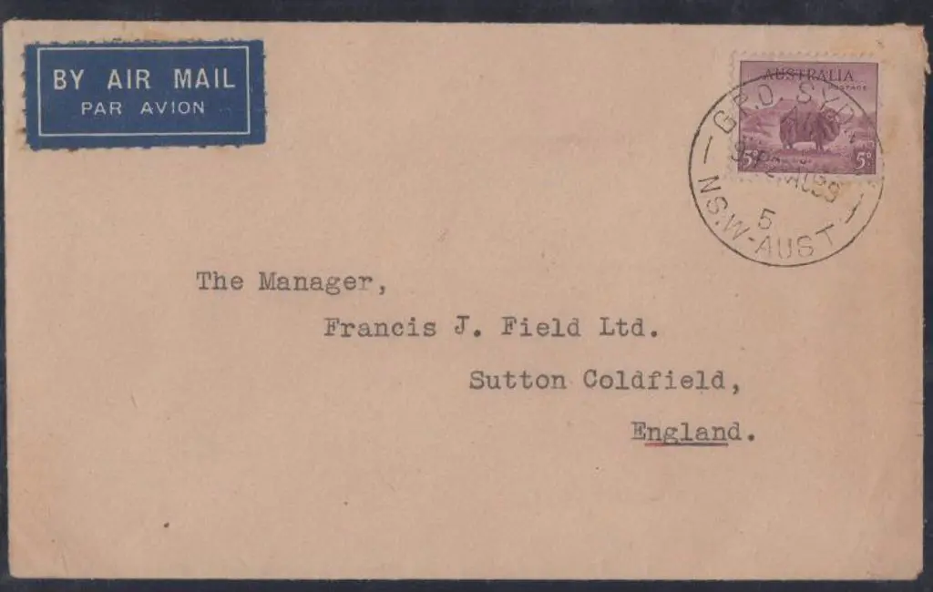 1939 (29th Aug) Australia to England last "All Up" ... Image 1++