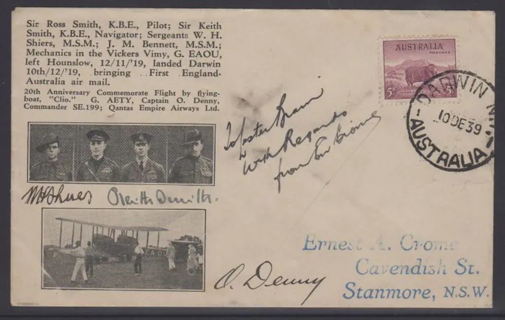 1939 (10th Dec) ditto but signed & endorsed "To ... Image 1++