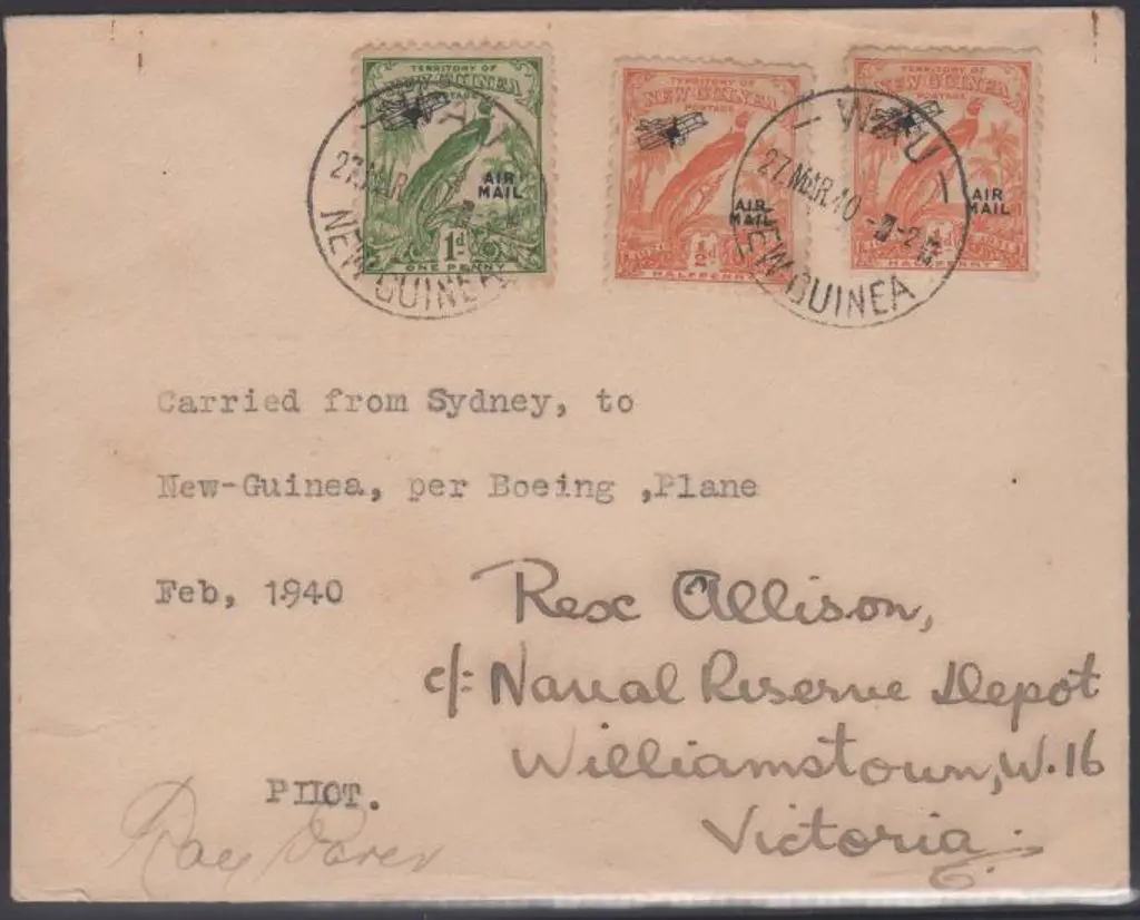 1940 (27th March) Australia to New Guinea by ... Image 1++