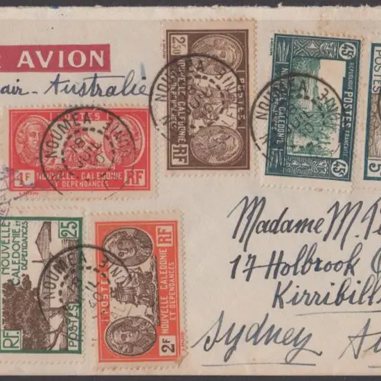 1940 (16th July) Noumea to Sydney intermediate ...