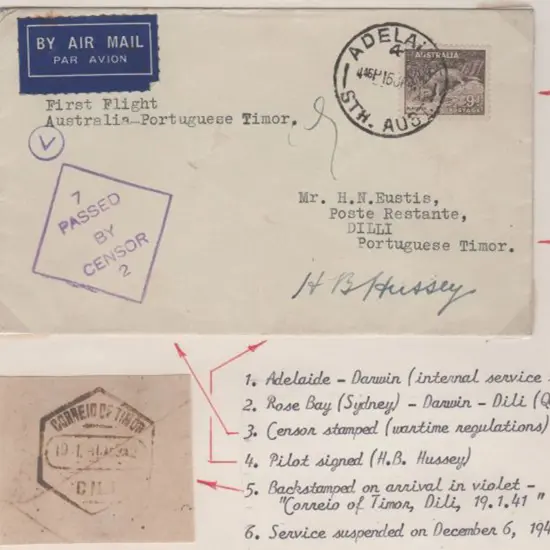 1941 (17th Jan) ditto but plain env with 9d ...
