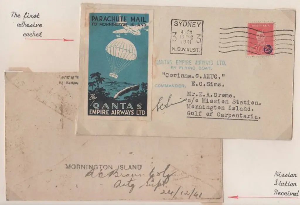 1941 (18th Dec) Sydney to Mornington Island Qantas ... Image 1++