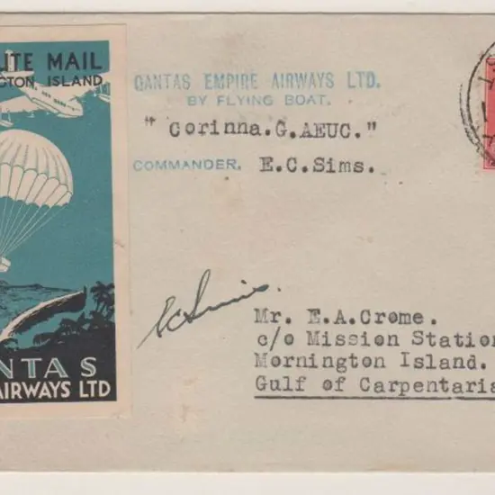 1941 (18th Dec) ditto but stamp cancelled by GPO ...