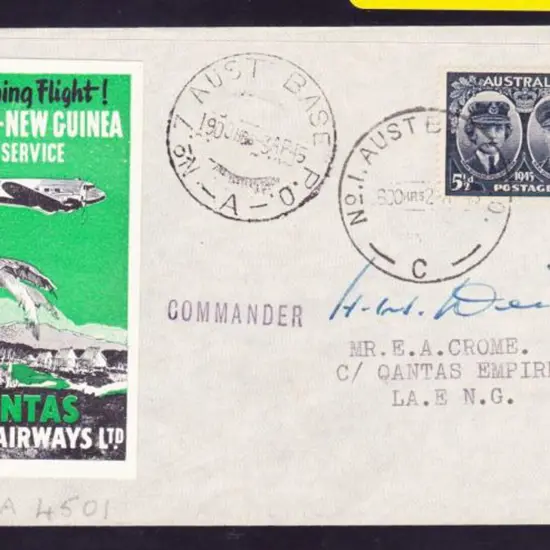 1945 (2nd April) Australia to New Guinea reopening ...