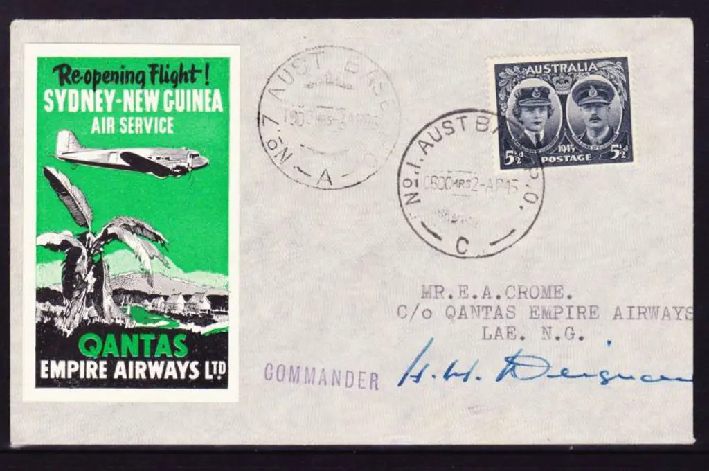 1945 (2nd April) ditto. AAMC 1002 Cat. $275 Image 1++