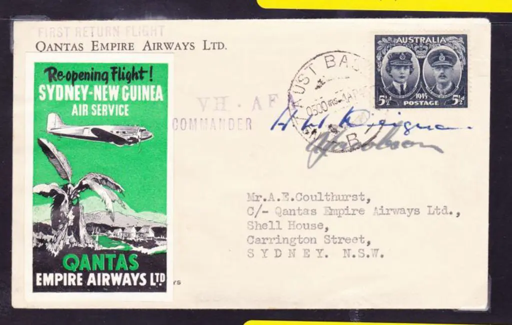 1945 (2nd April) New Guinea to Australia reopening ... Image 1++