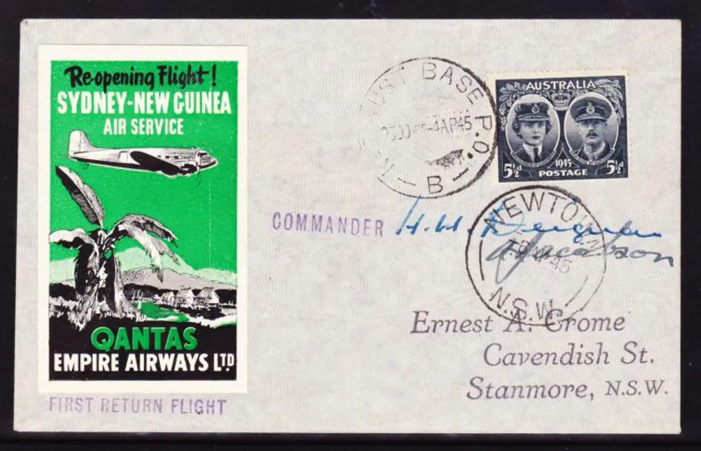 1945 (2nd April) ditto. AAMC 1003 Cat. $275 Image 1++
