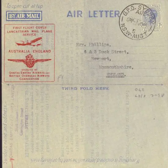 1945 (2nd June) ditto but with the red boxed ...