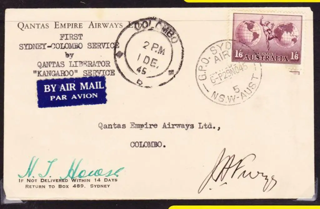 1945 (30th Nov) ditto. AAMC 1016 Cat $150+ Image 1++