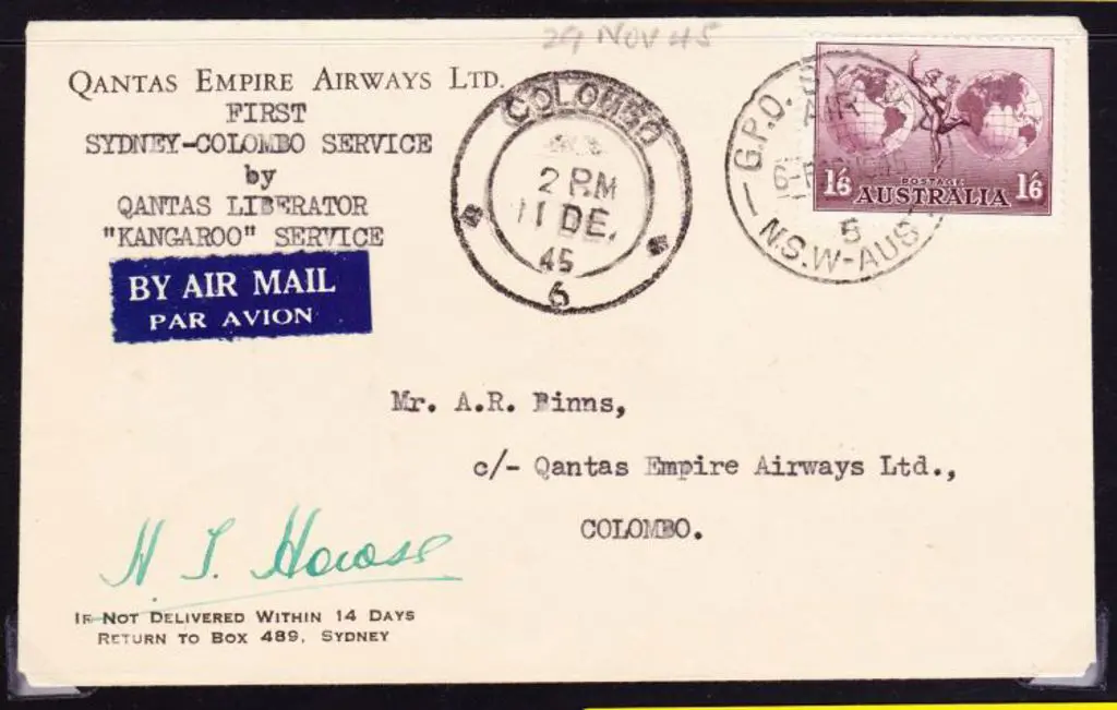 1945 (30th Nov) ditto but signed only by Capt. HT ... Image 1++
