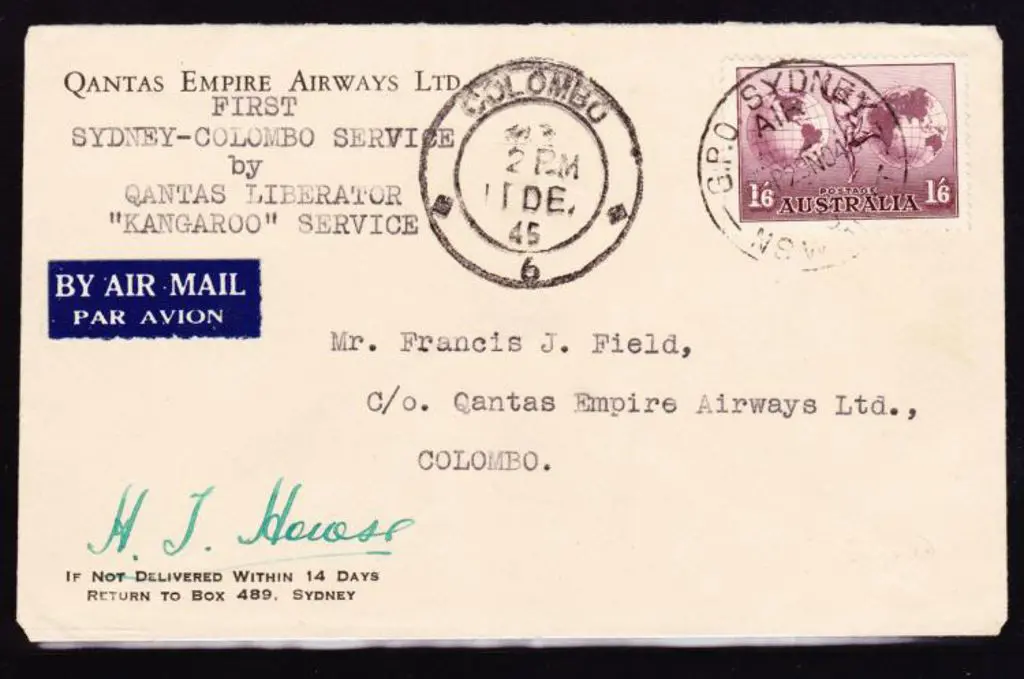 1945 (30th Nov) ditto. AAMC 1016 Cat. $150 Image 1++