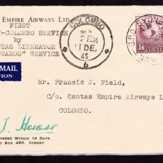 1945 (30th Nov) ditto. AAMC 1016 Cat. $150