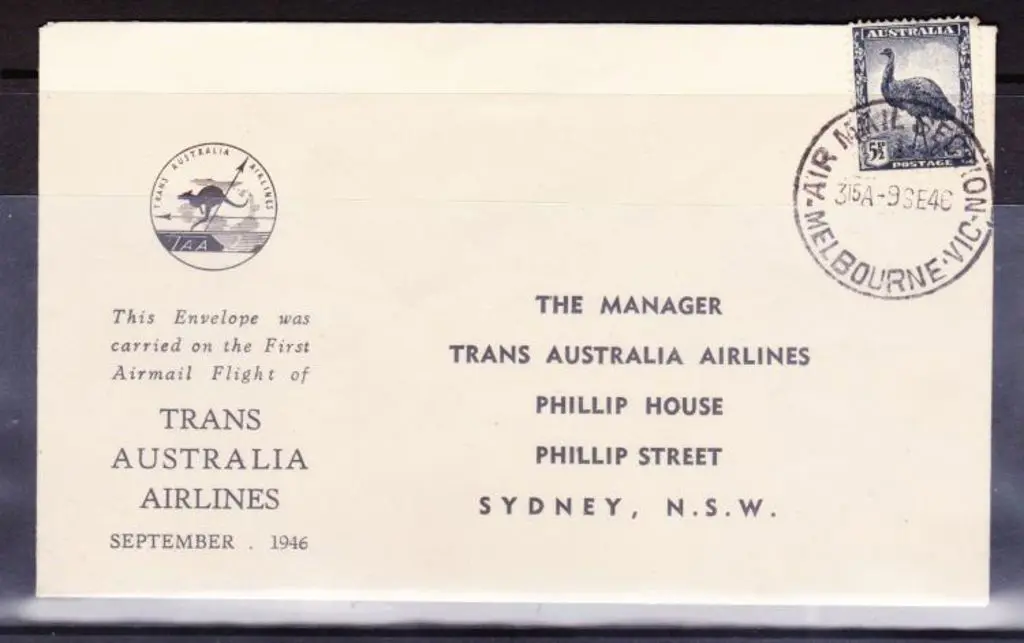 1946 (9th Sept) Melbourne to Sydney TAA's First ... Image 1++