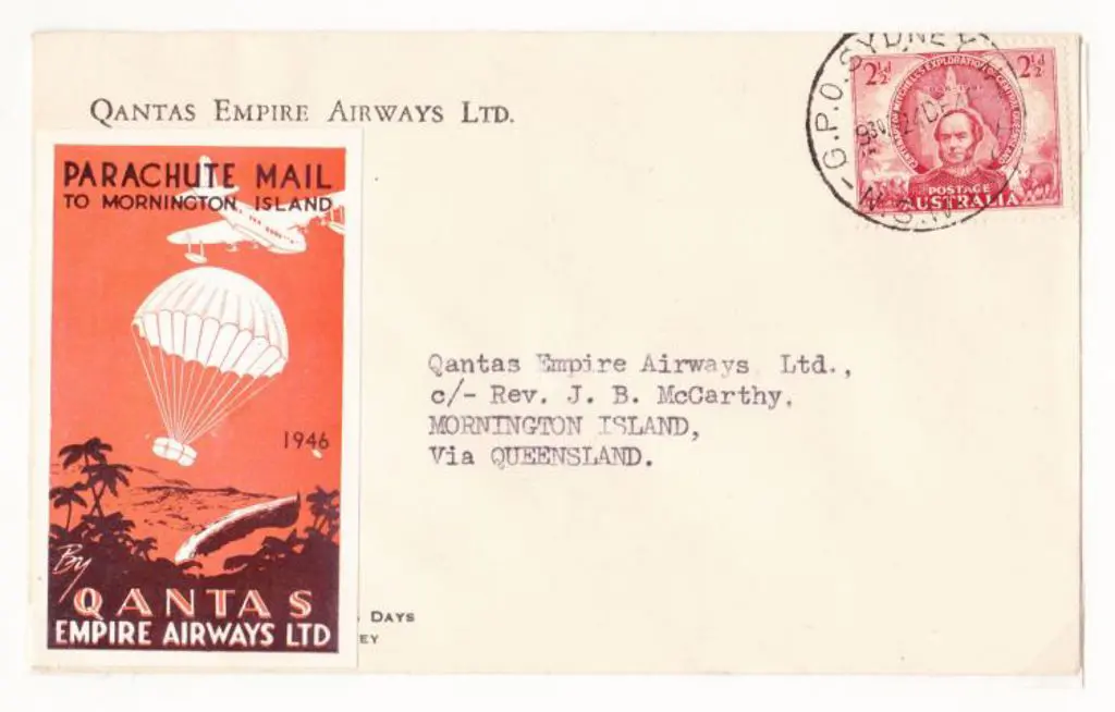 1946 (24th Dec) Sydney to Mornington Island Qantas ... Image 1++