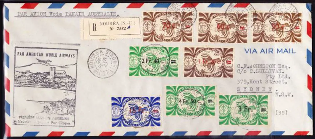 1947 (26th Feb) ditto but Noumea to Sydney ... Image 1++