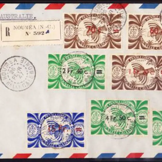 1947 (26th Feb) ditto but Noumea to Sydney ...