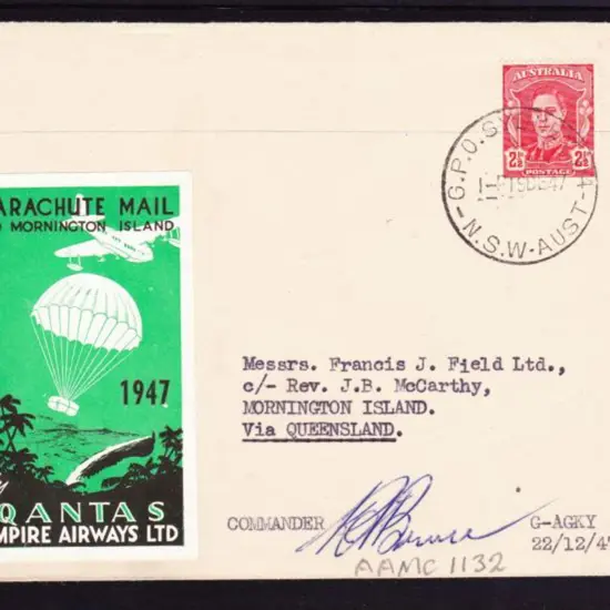1947 (19th Dec) ditto but addressed to Francis ...