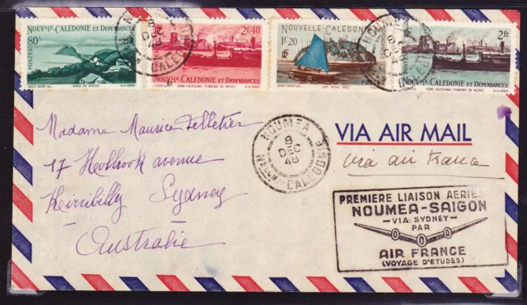 1948 (9th Dec) Noumea to Sydney intermediate leg ... Image 1++