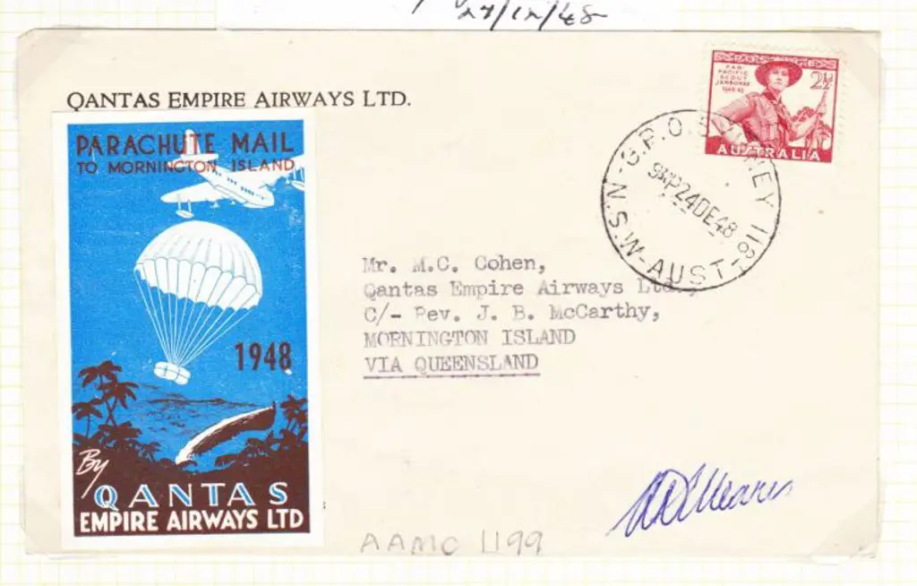 1948 (24th Dec) ditto but addressed to MC Cohen at ... Image 1++