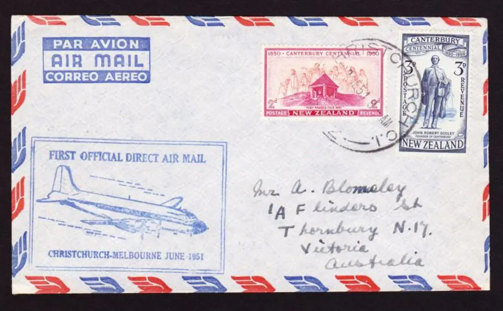 1950 (3rd Oct) Wellington to Sydney, 1950 (18th ... Image 1++