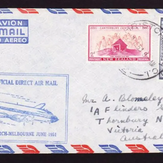 1950 (3rd Oct) Wellington to Sydney, 1950 (18th ...