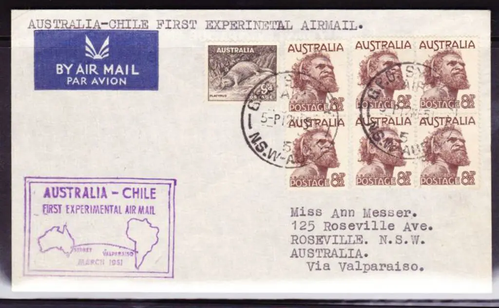 1951 (14th March) ditto but with 8½d Aboriginal x ... Image 1++