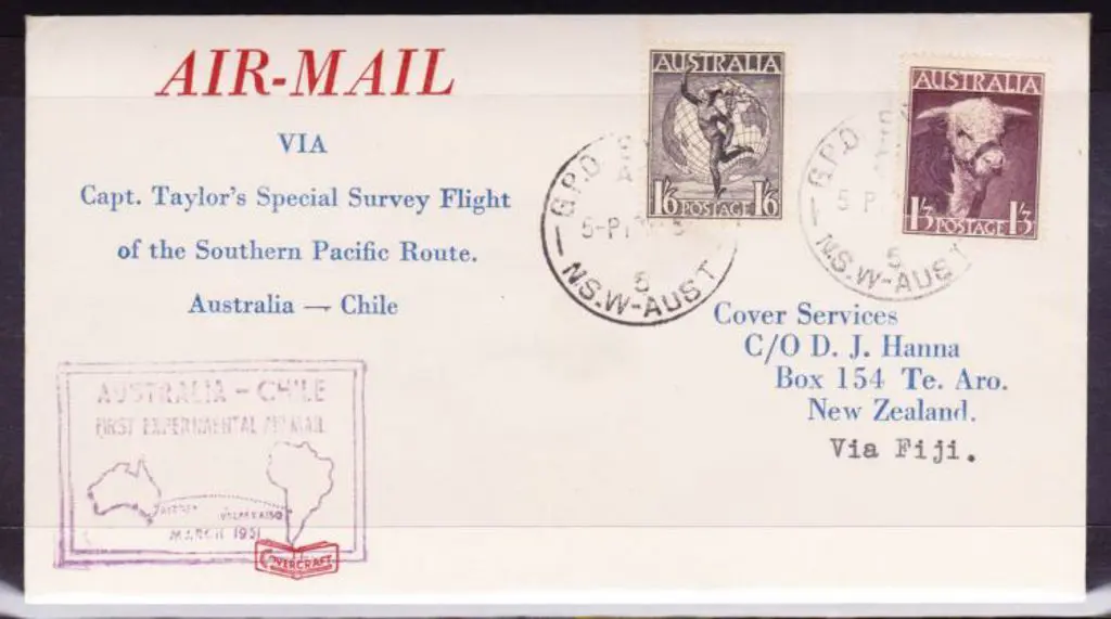 1951 (14th March) Sydney to Fiji intermediate leg ... Image 1++