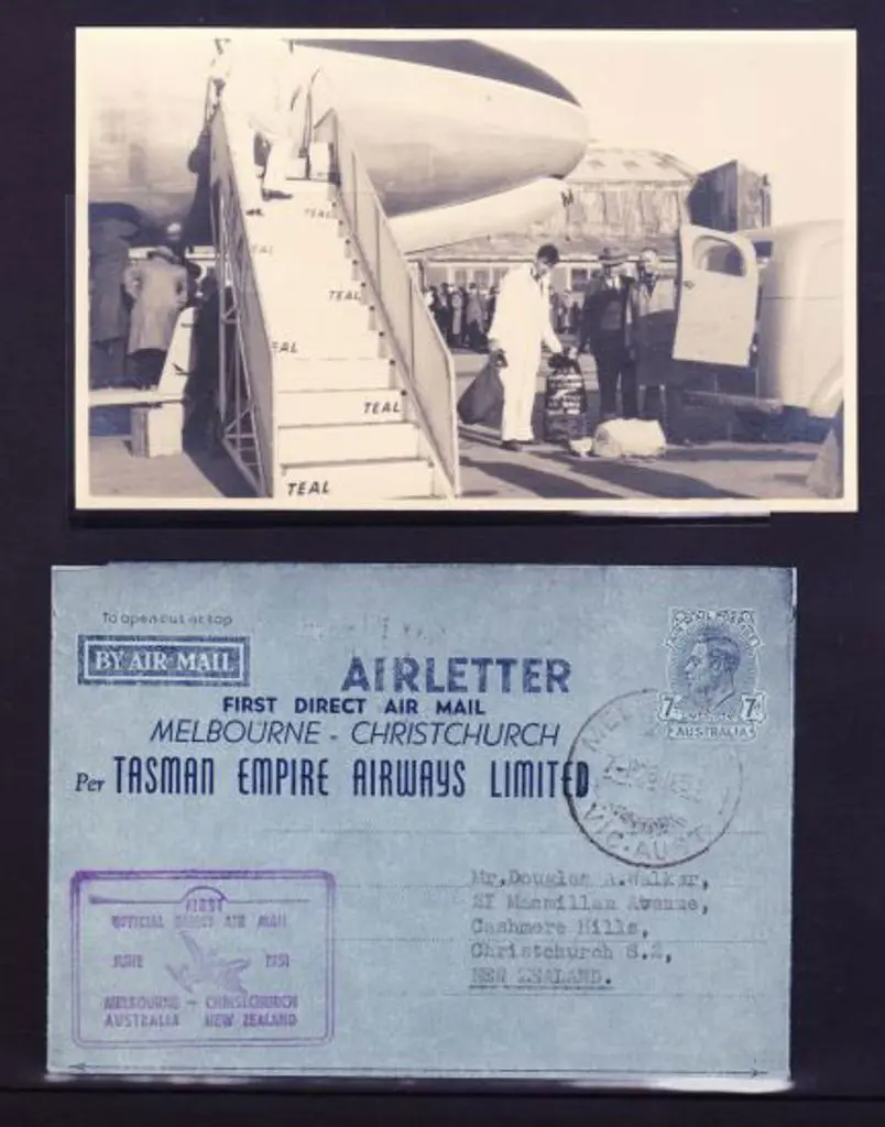1951 (29th June) Melbourne to Christchurch by TEAL ... Image 1++