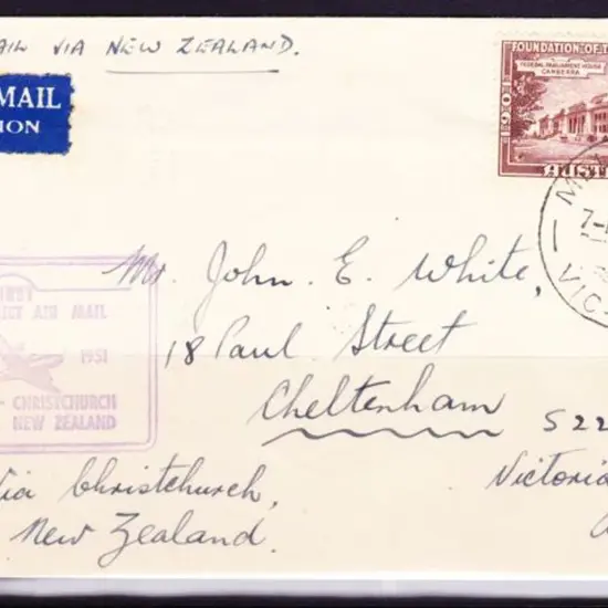 1951 (29th June) ditto but 3 covers all with diff ...