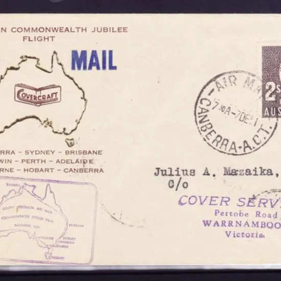 1951 (7th Dec) ditto but a "Covercraft" cover with ...